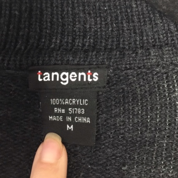 LANGENlS | Black Sweater/Cardigan M - Picture 3 of 3